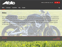 Tablet Screenshot of moko.de